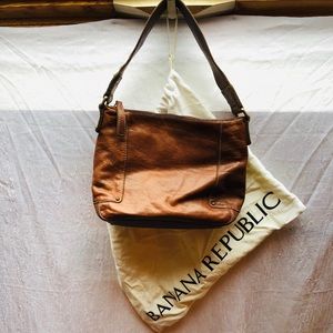 Banana Republic leather purse